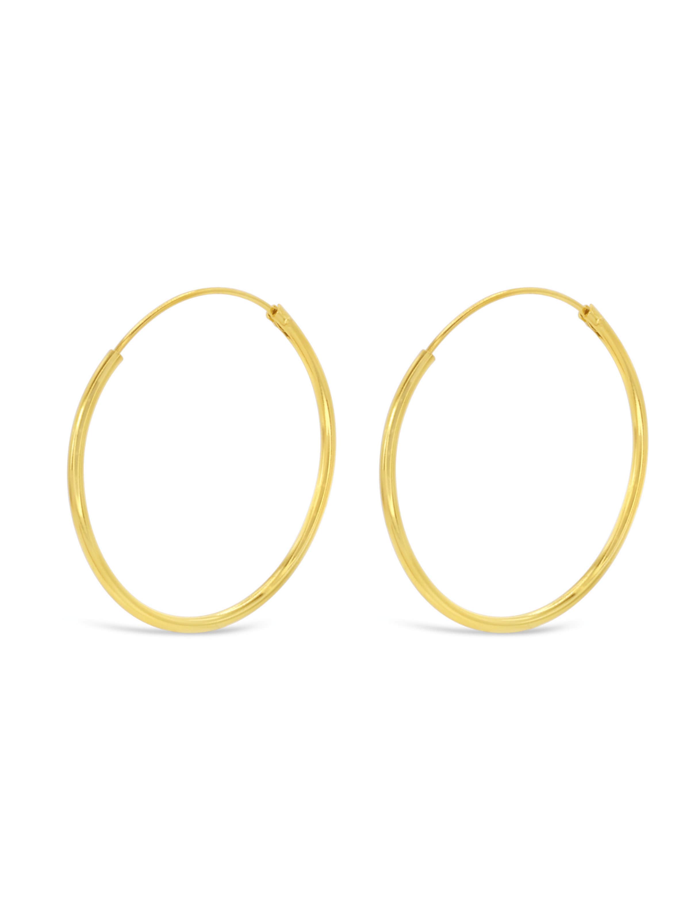 ARS-ARGENTI Earrings 'HOOLA HOOP - Creolen' in Gold: front