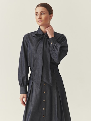 TATUUM Damenbluse LILEN in Blau: Vorderseite