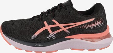 Chaussure de course 'Cumulus 24' ASICS en noir : devant