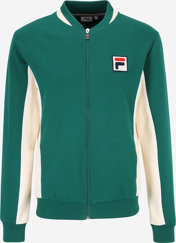 FILA - Sudadera con cremallera 'LINCOLN' en verde: frente