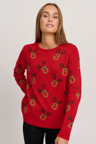 Oxmo Sweater 'Christel' in Red: front