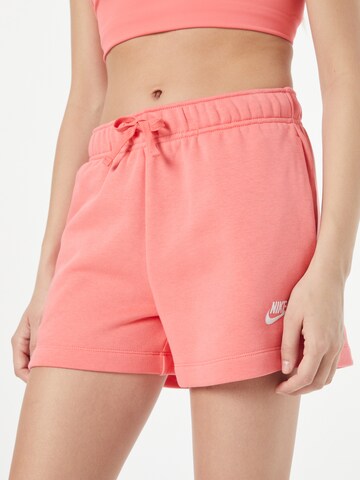 Nike Sportswear Regular Shorts 'Club Fleece' in Orange