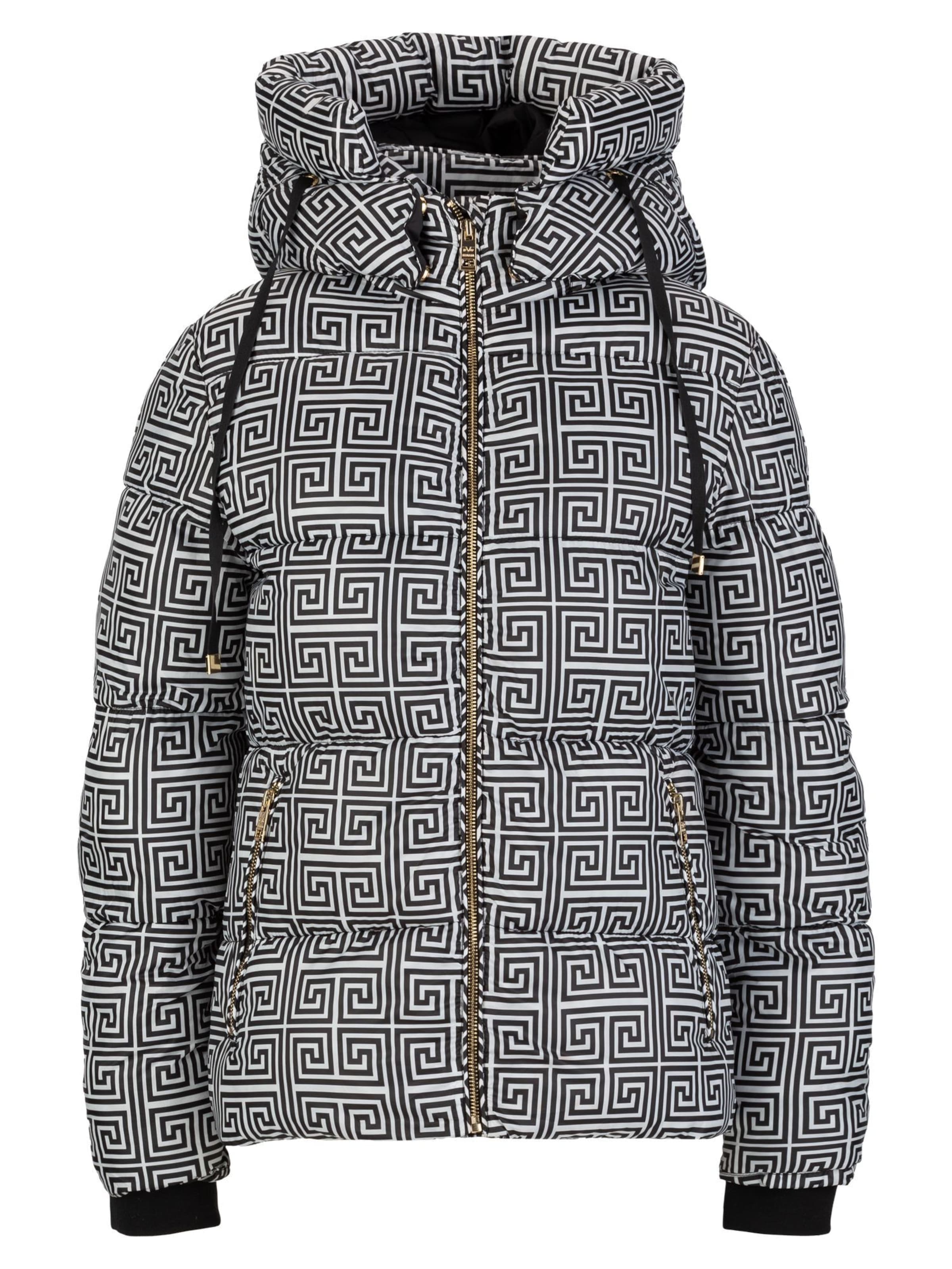 19V69 ITALIA Zimní bunda 'Luna' – černá: přední strana