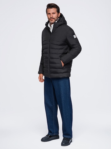 Ombre Winter Jacket in Black