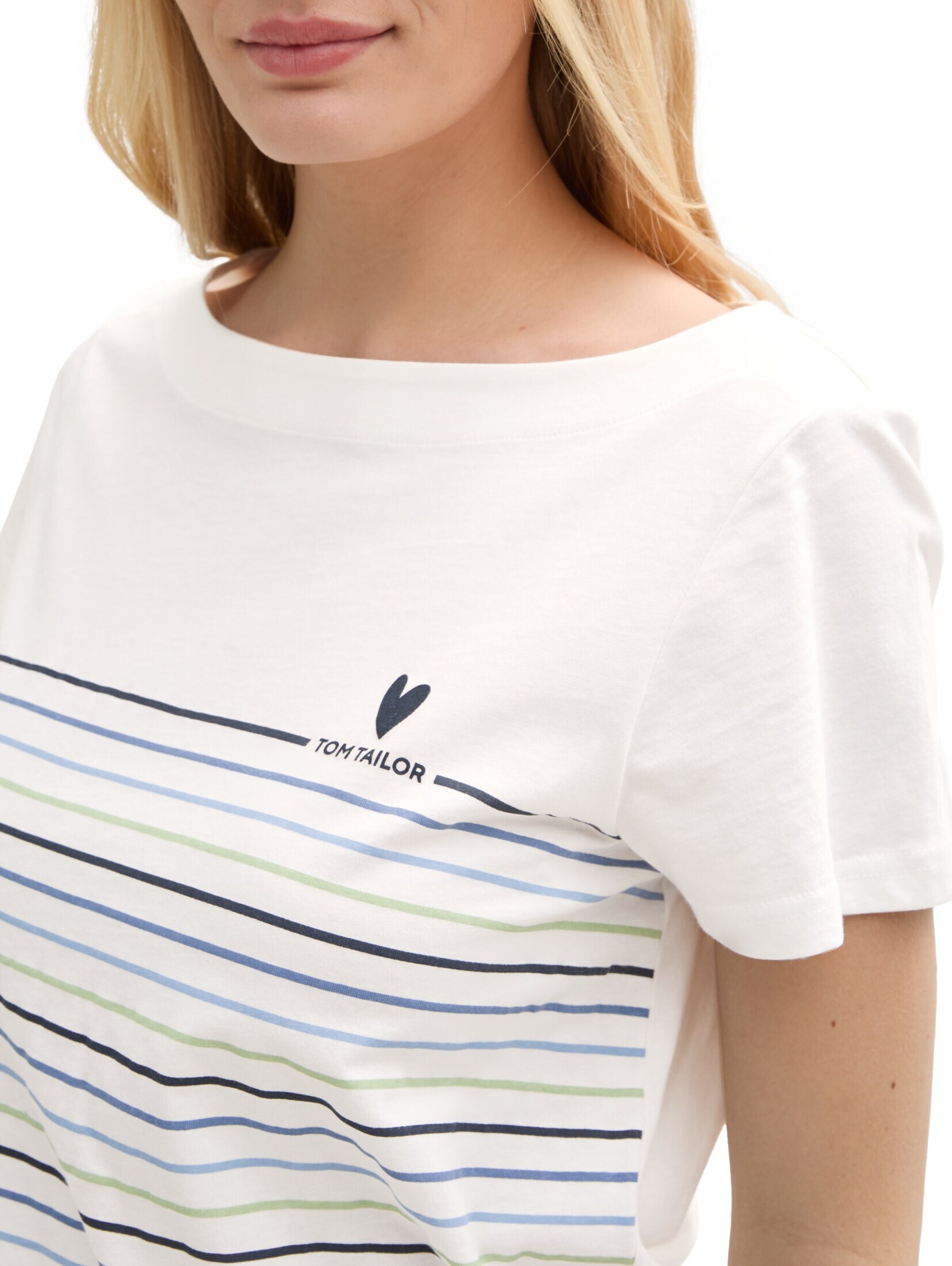 T-shirt TOM TAILOR en blanc