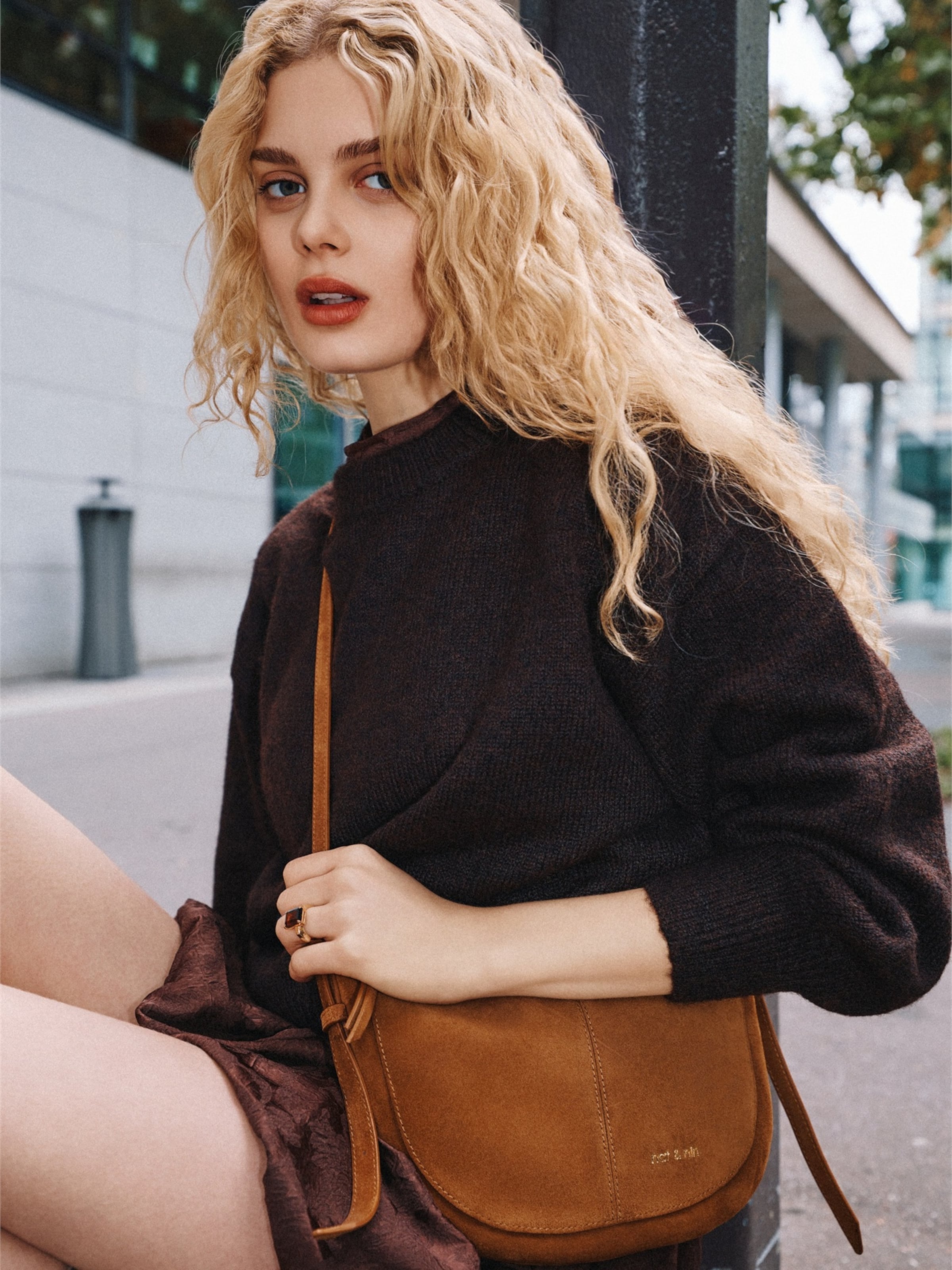 Nat&Nin Crossbody bag in Brown