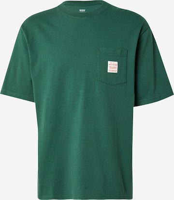 LEVI'S ® Bluser & t-shirts 'Workwear Tee' i grøn: forside