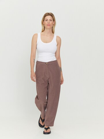 mazine Loosefit Cordhose ' Sanjo Pants ' in Braun