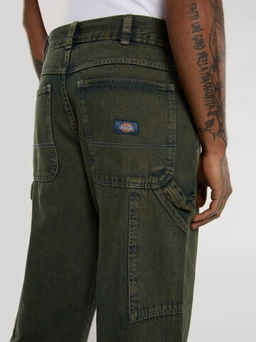 DICKIES Baggy Jeans i grön