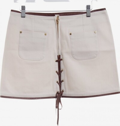 Stefanel Skirt in L in Cream / Dark brown, Item view