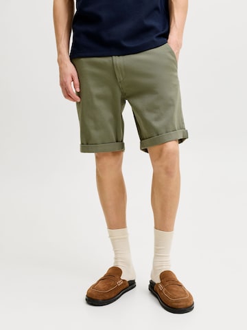 JACK & JONES - regular Pantalón chino en negro