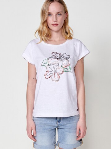KOROSHI Shirt in White: front