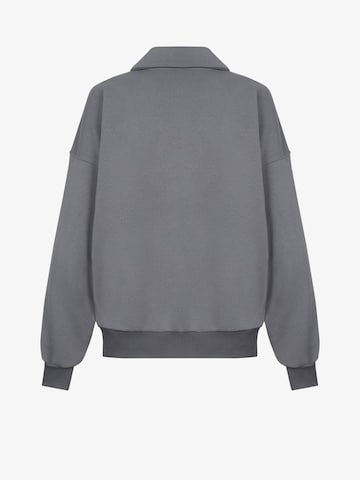 FEMSSY Bluza rozpinana 'FORM ZIP UP SWEATSHIRT GREY' w kolorze szary