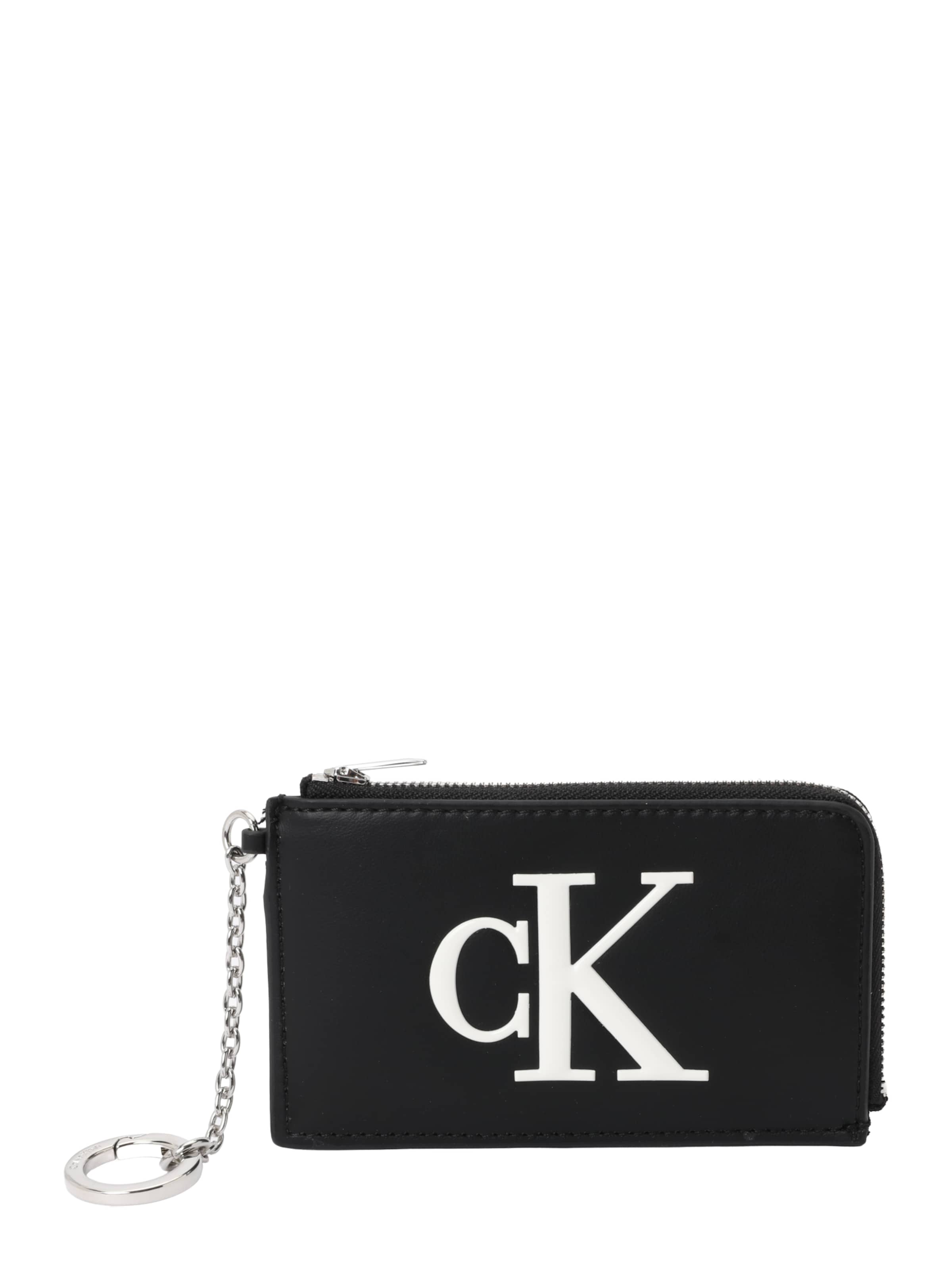 Portofel 'BOLD' de la Calvin Klein pe negru: față