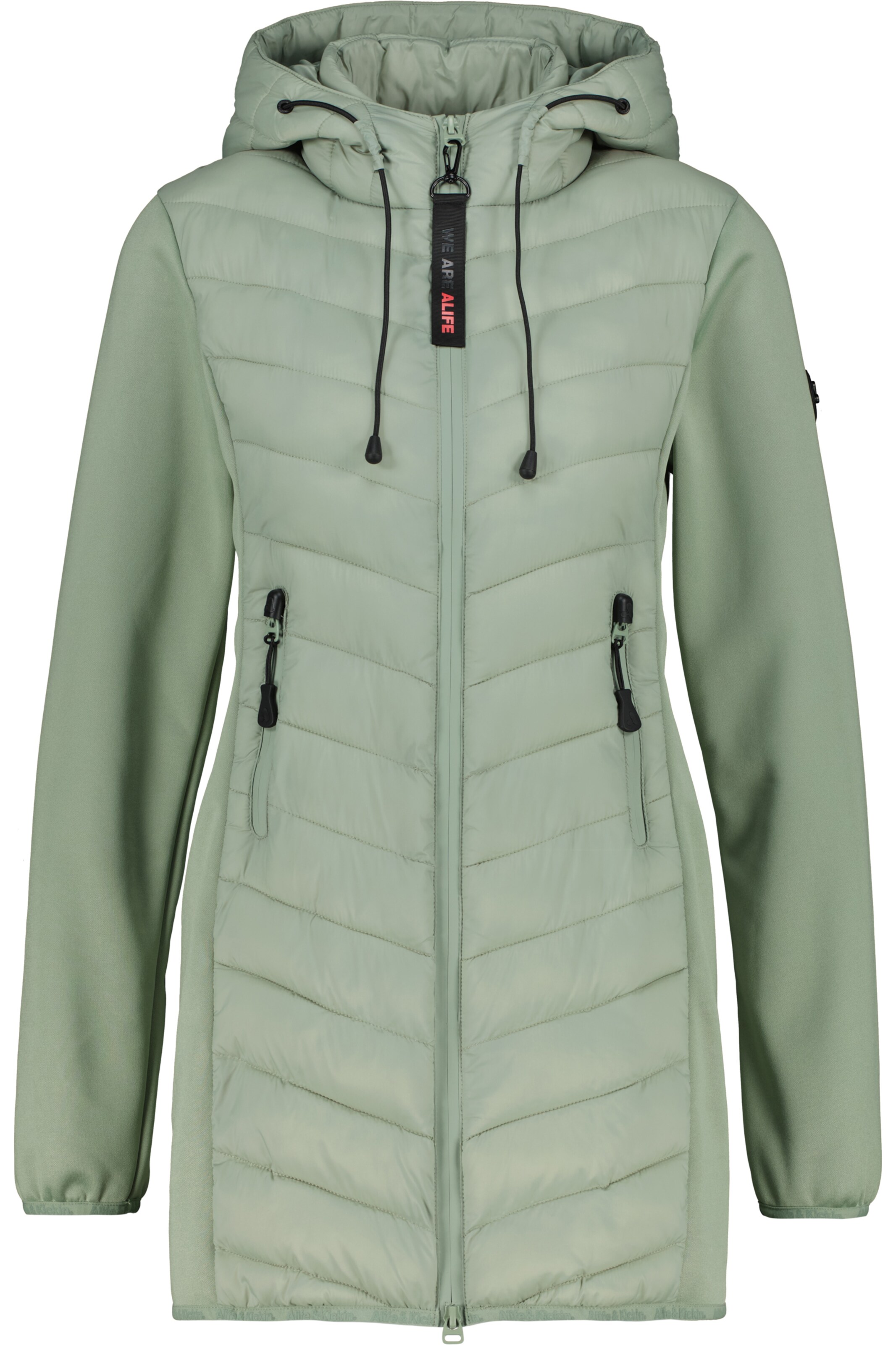 alife & kickin - Chaqueta de entretiempo 'YlvaAK A' en verde: frente