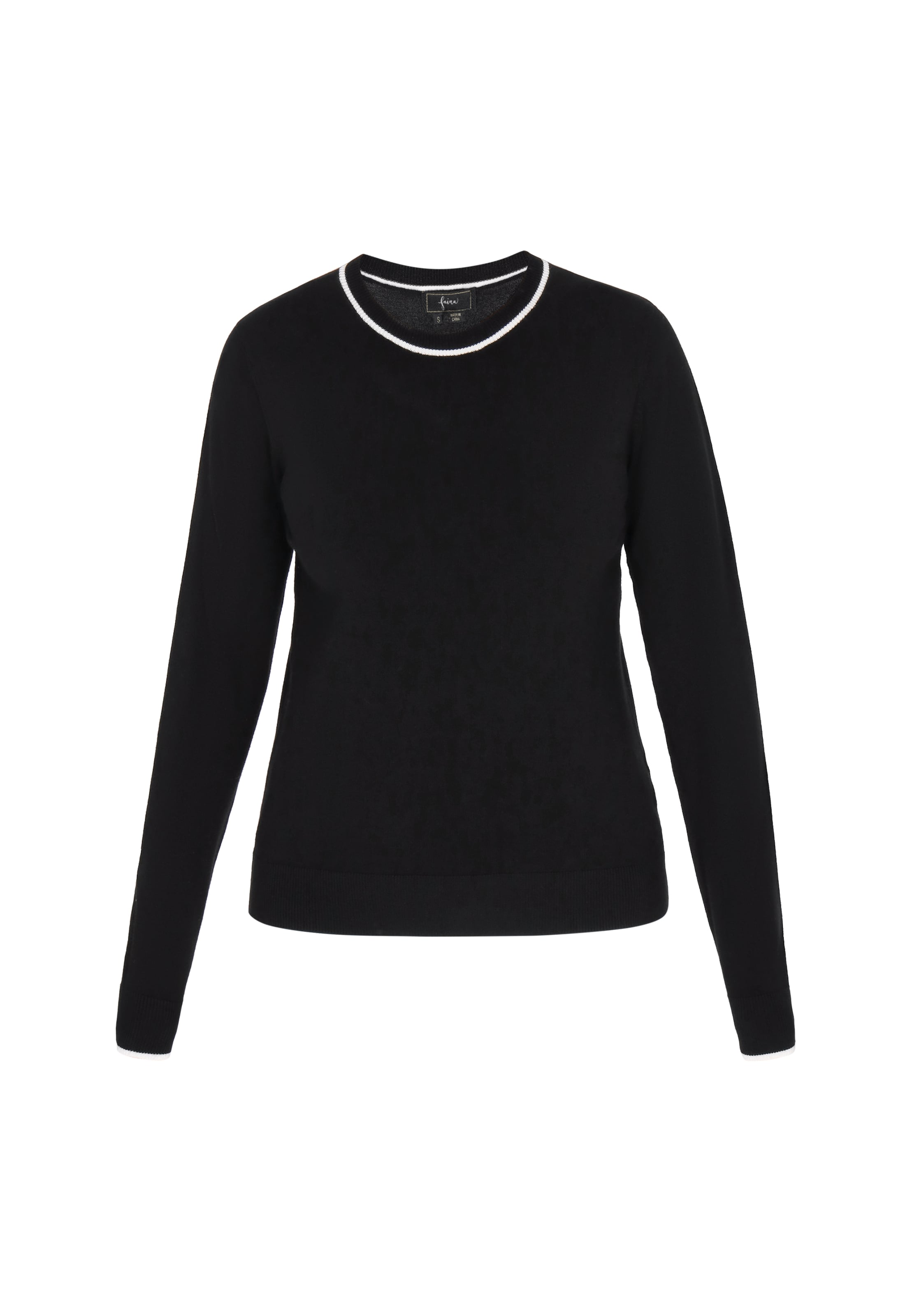 faina Pullover in Schwarz: Vorderseite