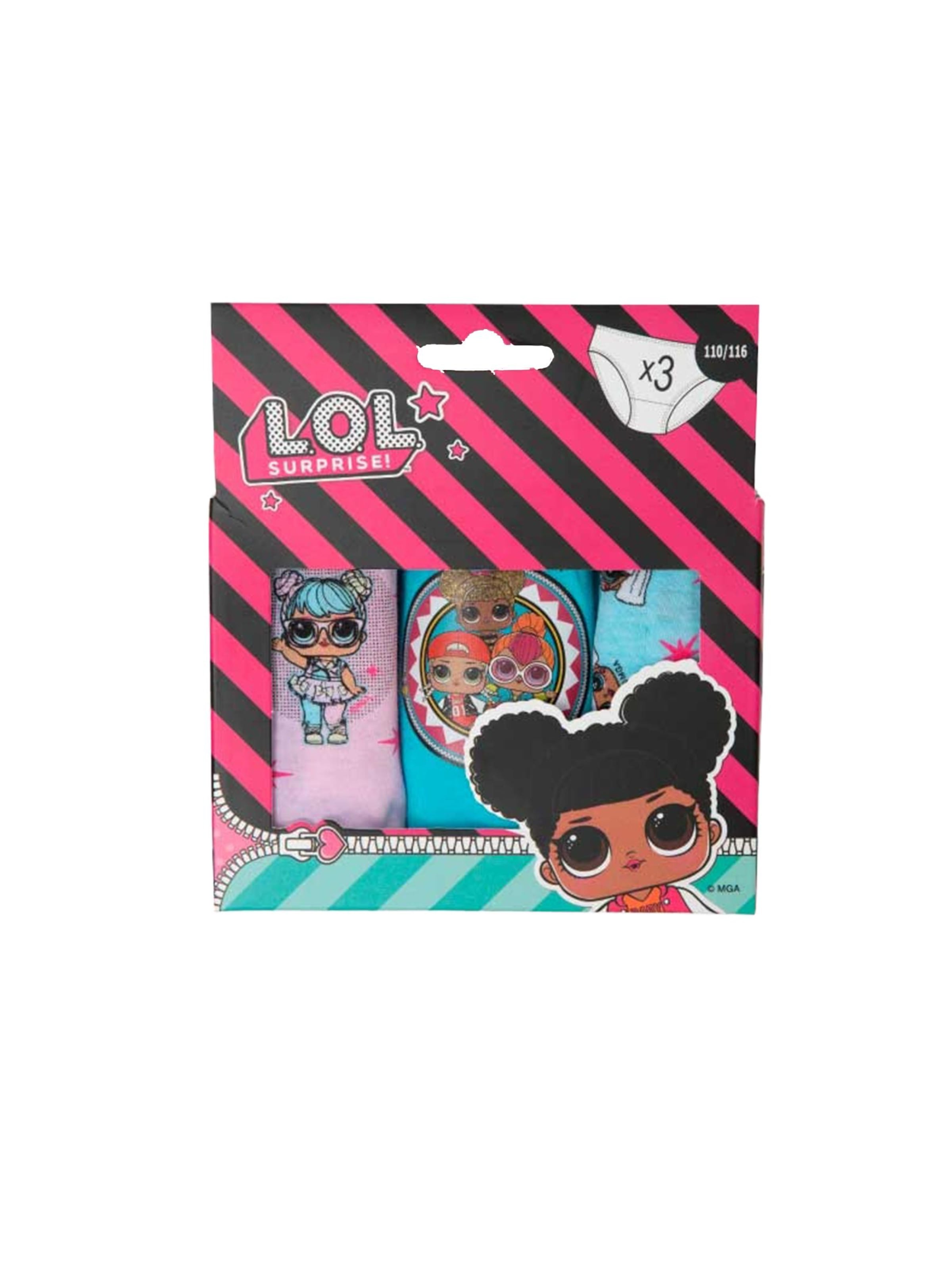 Sous-vêtements 'LOL - Slips (3er-Pack)' DISNEY en mélange de couleurs