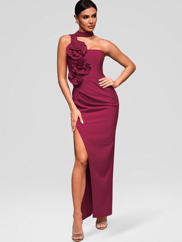Ombre Evening dress in Red