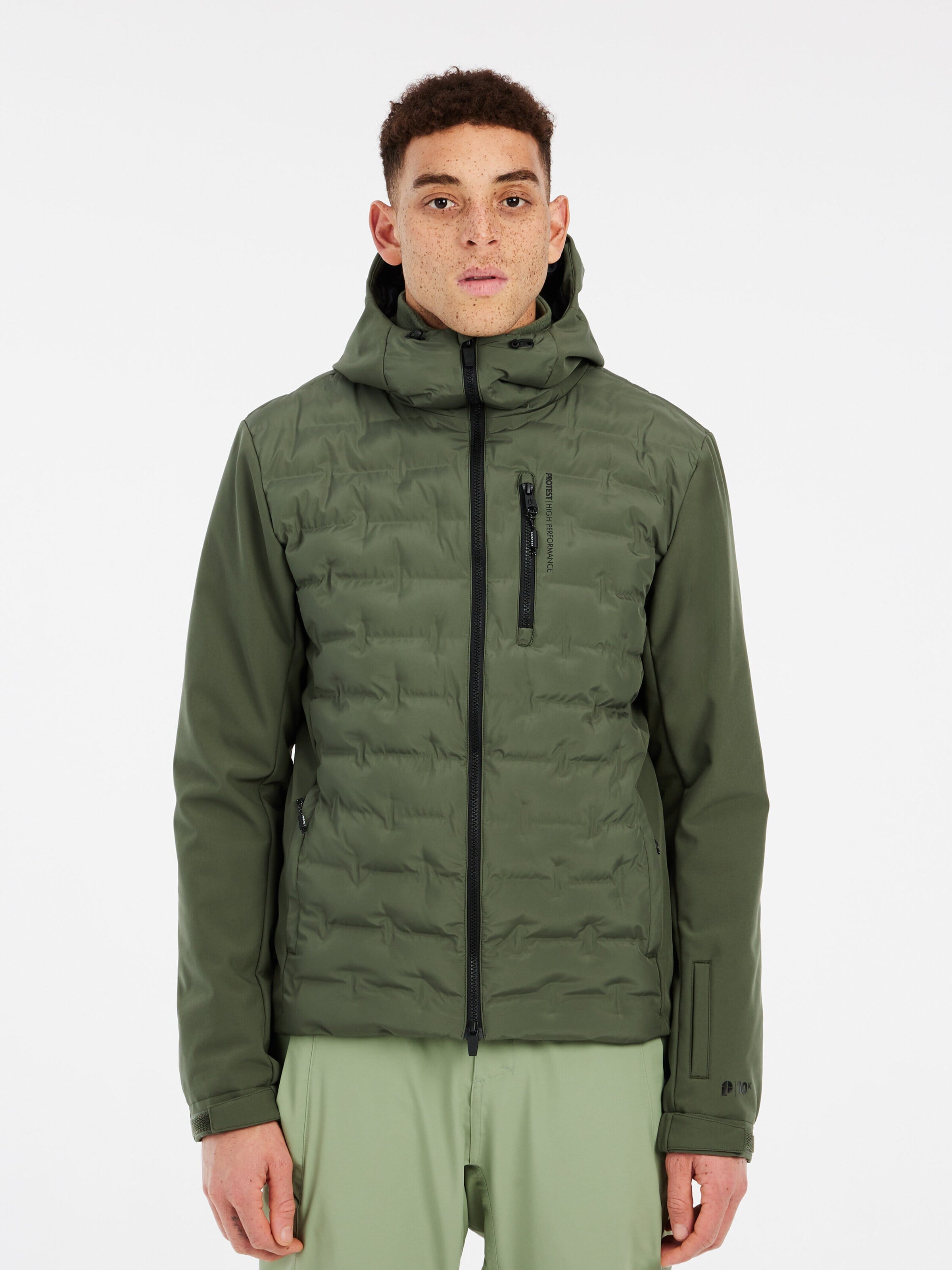 PROTEST Sports jacket 'PRTMALMO' in Green: front