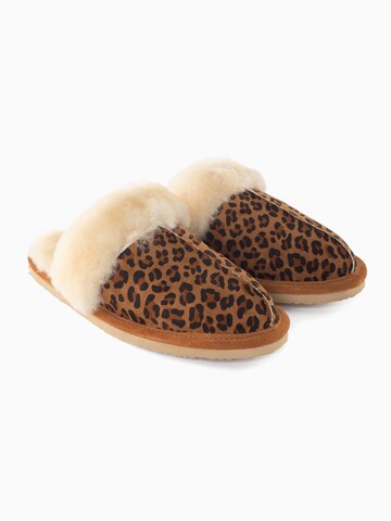 Minnetonka - Zapatos abiertos 'Leopard' en marrón