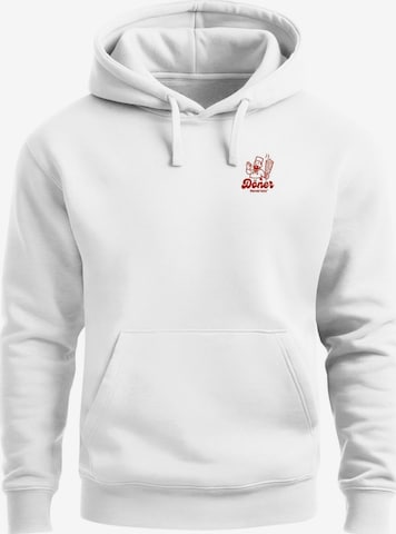 Neverless Sweatshirt 'Döner Spezial' in Weiß: Vorderseite