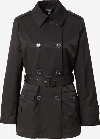 Manteau mi-saison Lauren Ralph Lauren en noir : devant