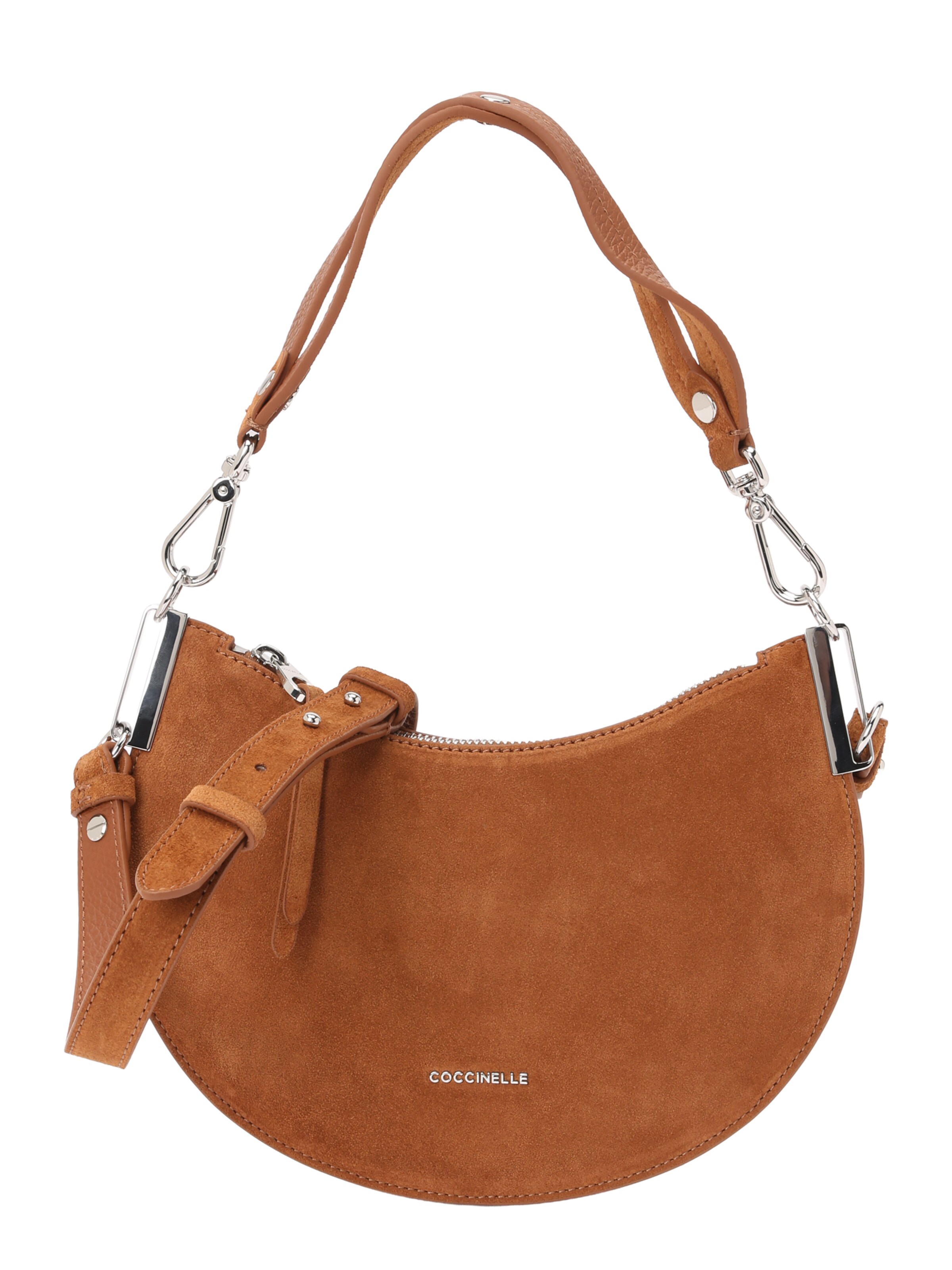 Coccinelle Shoulder Bag 'Sunup' in Brown: front