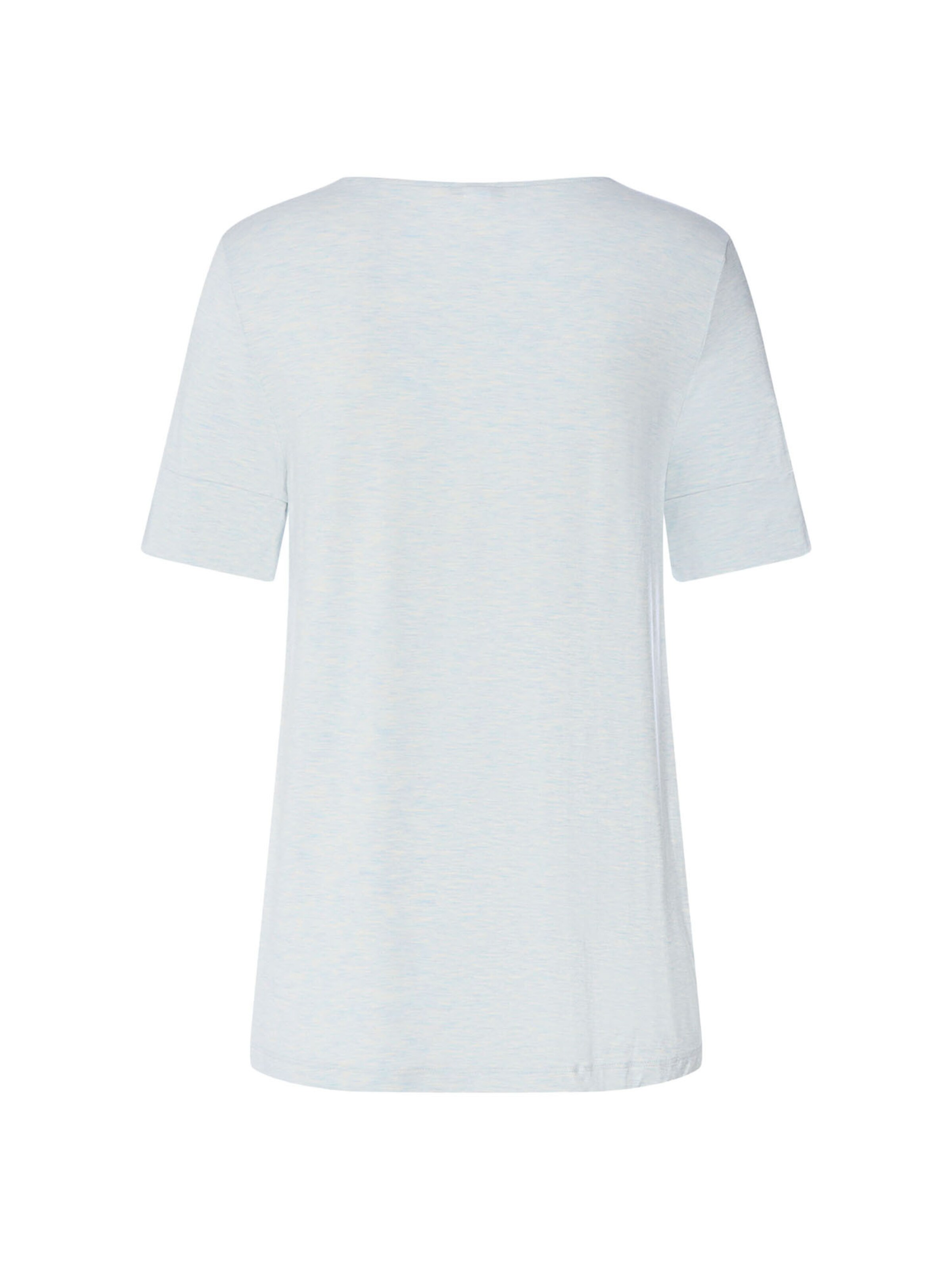 Hanro T-Shirt ' Natural Elegance ' in Blau