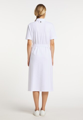 DreiMaster Maritim - Vestido camisero en blanco