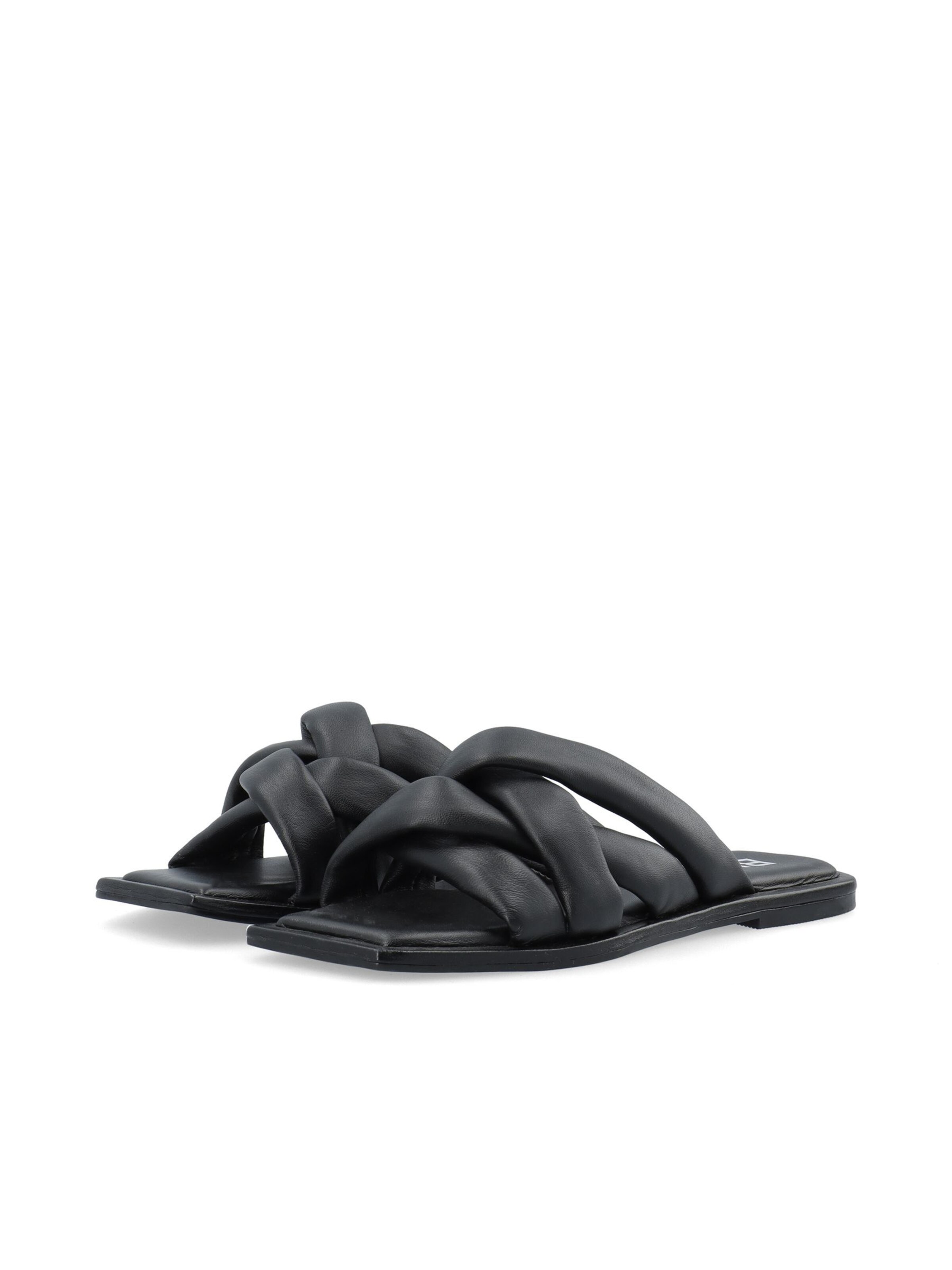 Bianco Mules in Black