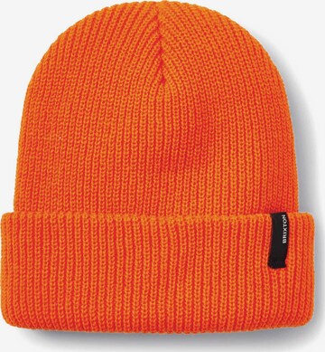 Brixton Beanie 'HEIST' in Orange: front