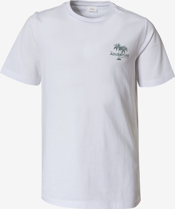 s.Oliver Shirt in White: front