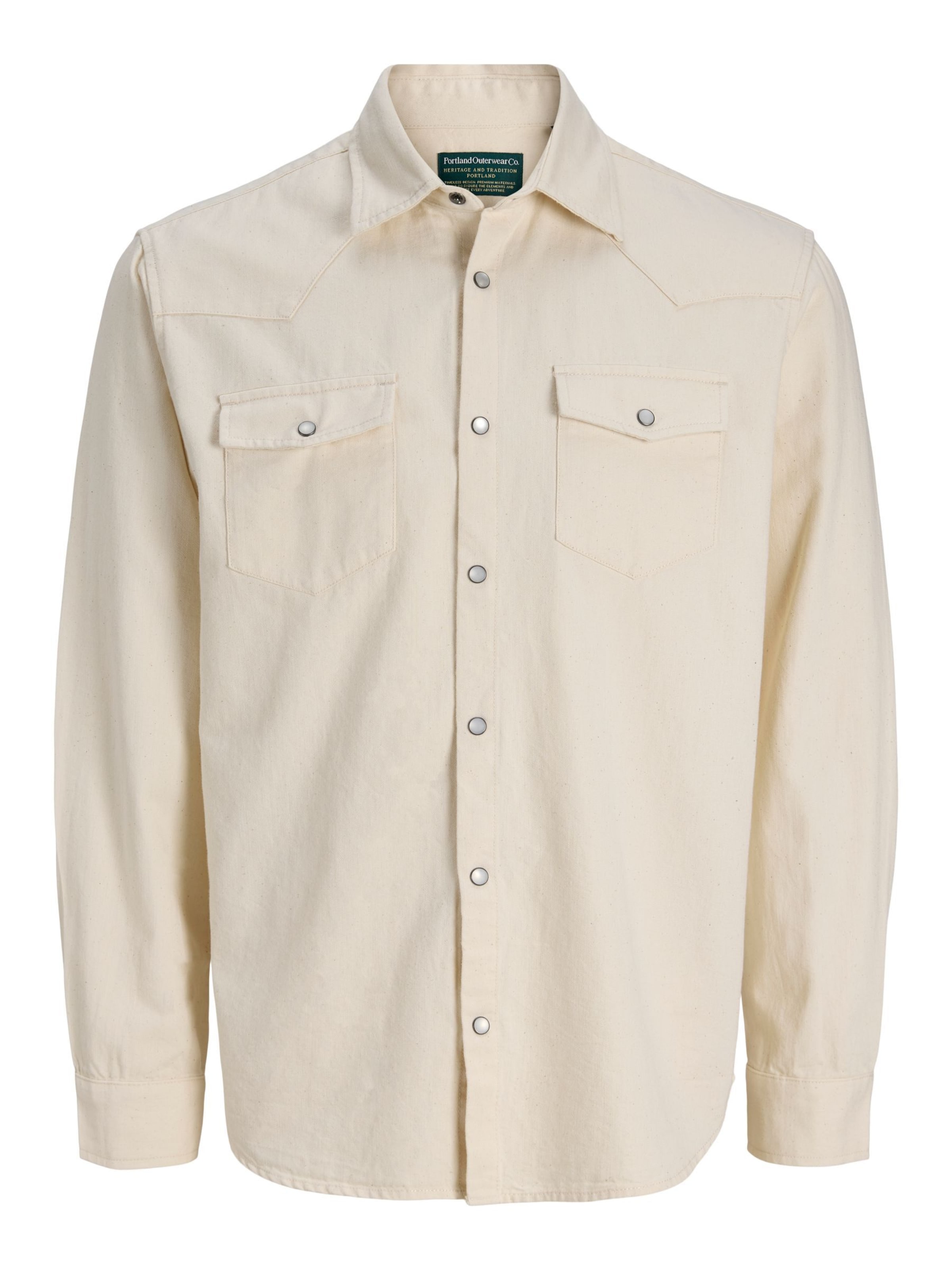 Portland Outerwear Company Skjorte i ecru, Produktvisning