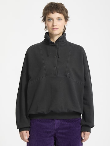 Sweat-shirt 'Reetrostone' Volcom en noir : devant