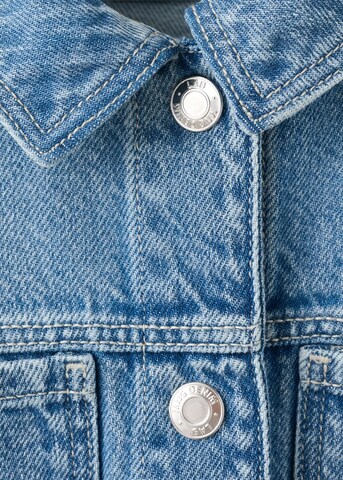 MANGO KIDS Between-Season Jacket 'Wind' in Blue