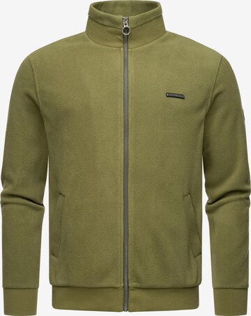 Ragwear Fleece jacket 'Trayne' in Green: front