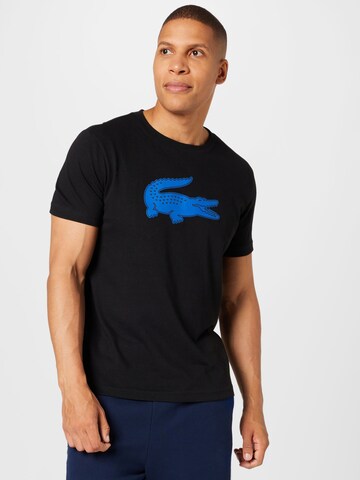 Maglietta di Lacoste Sport in nero: frontale