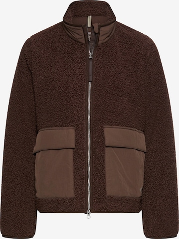 CAMEL ACTIVE Teddy Jacke mit Innentasche in Braun: Vorderseite