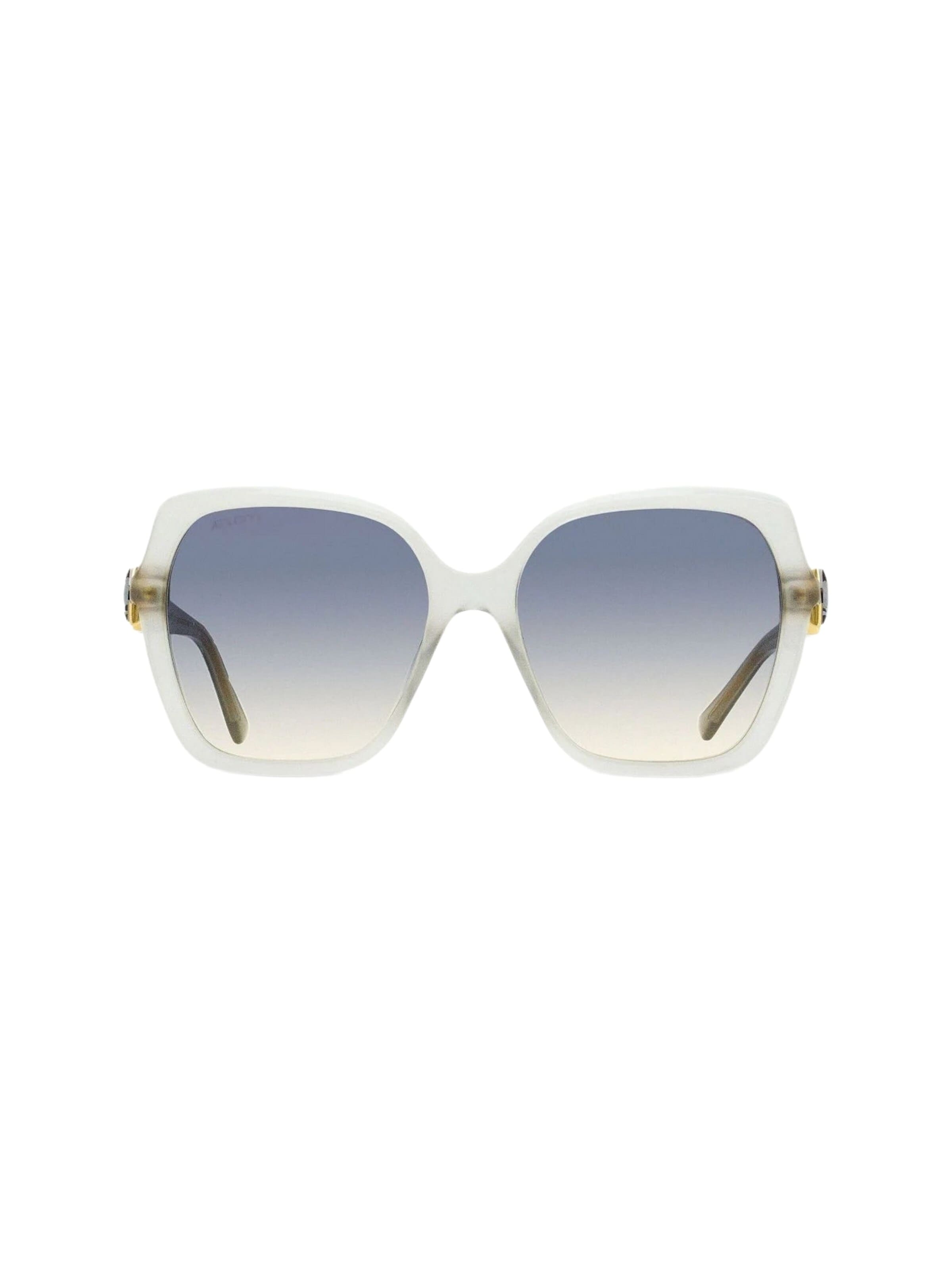 JIMMY CHOO Sonnenbrille in Weiß: Vorderseite