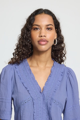 ICHI Shirt in Blau
