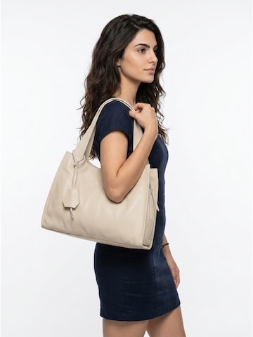 Cluty Shopper in Beige