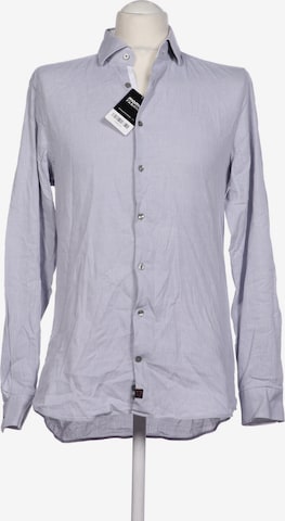 STRELLSON Button Up Shirt in M in Blue: front