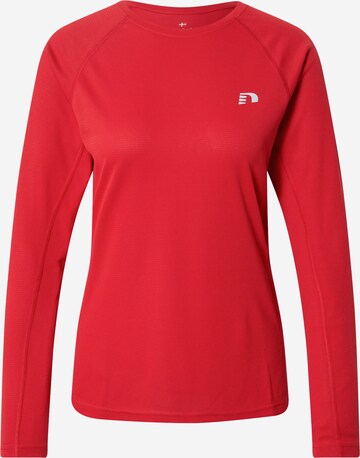 Newline Functioneel shirt in Rood: voorkant