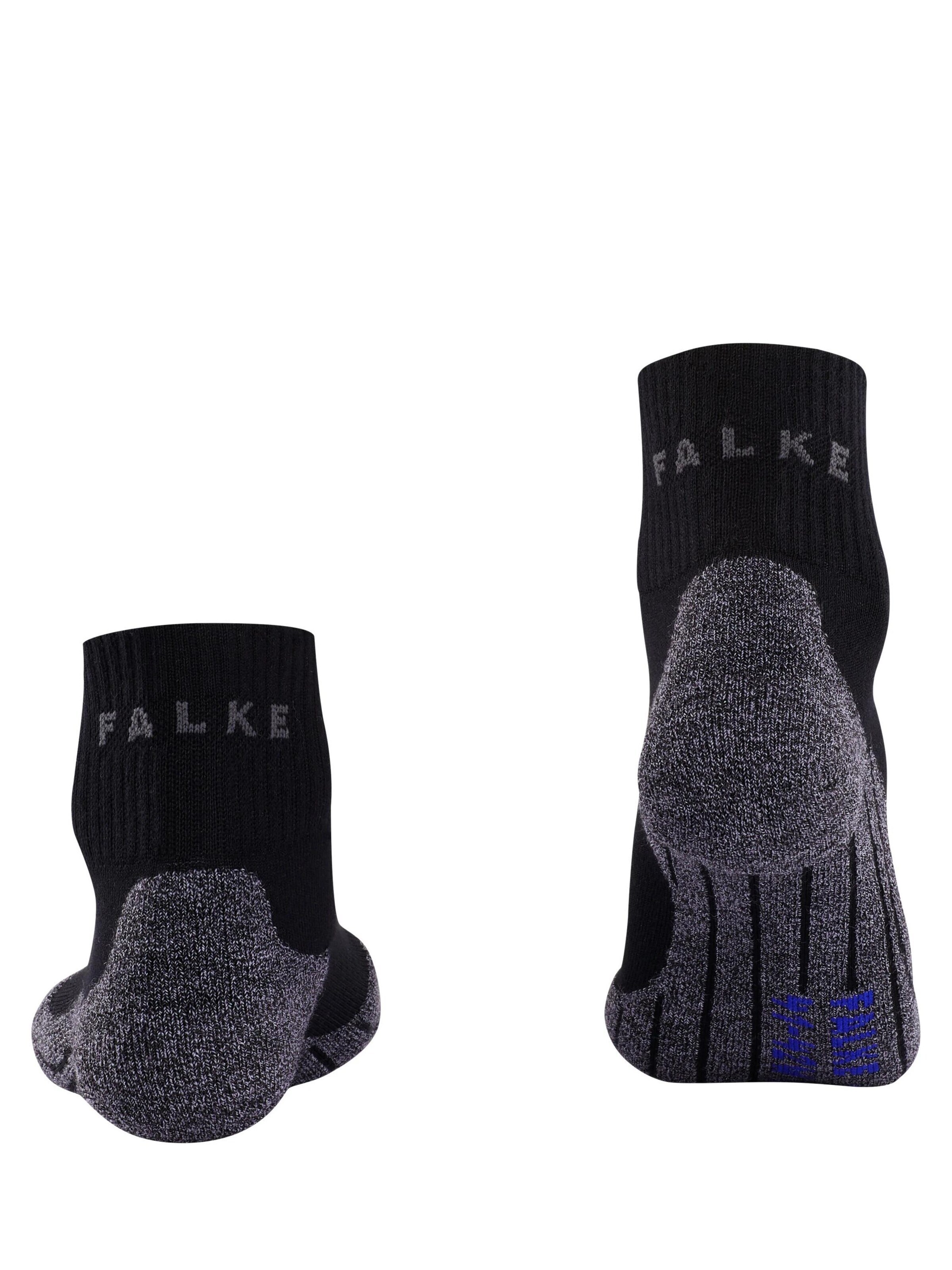 FALKE Athletic Socks 'TK2 Explore Cool Short' in Black