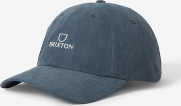 Brixton Cap 'ALPHA' in Blau: Vorderseite