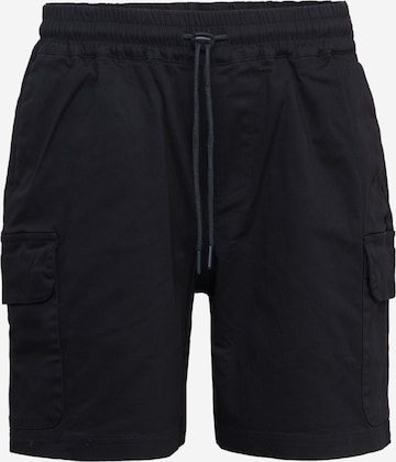 Revolution Cargo trousers in Black: front