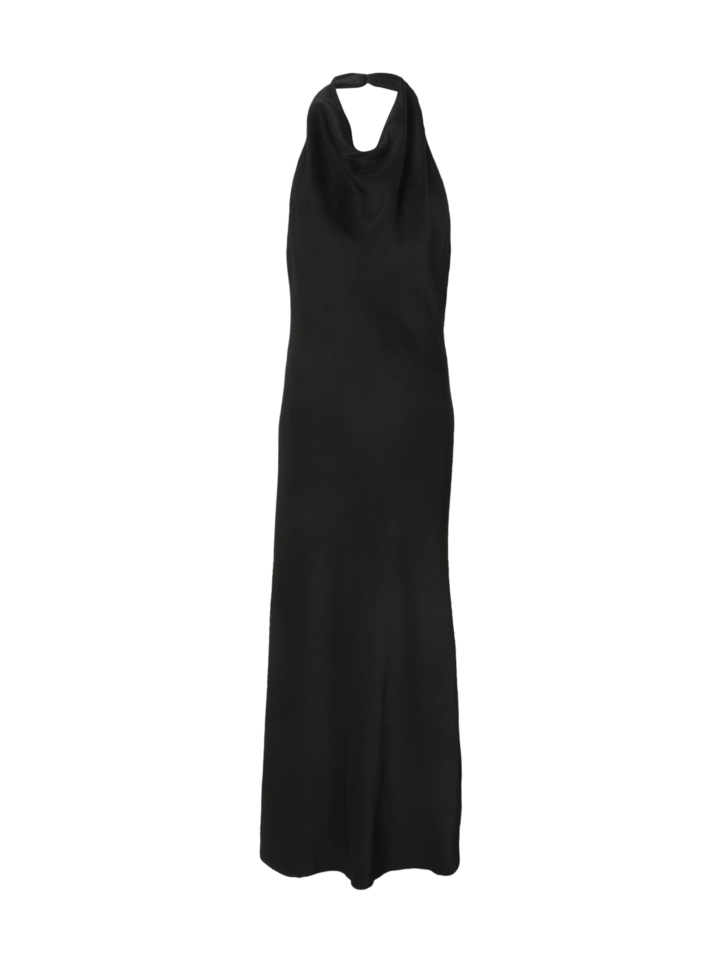 mascara - Vestido de noche en negro: frente