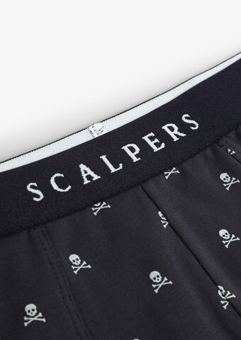 Scalpers Boxerky 'Just Skull' - Modrá