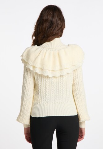 faina - Pullover 'Tylin' em branco