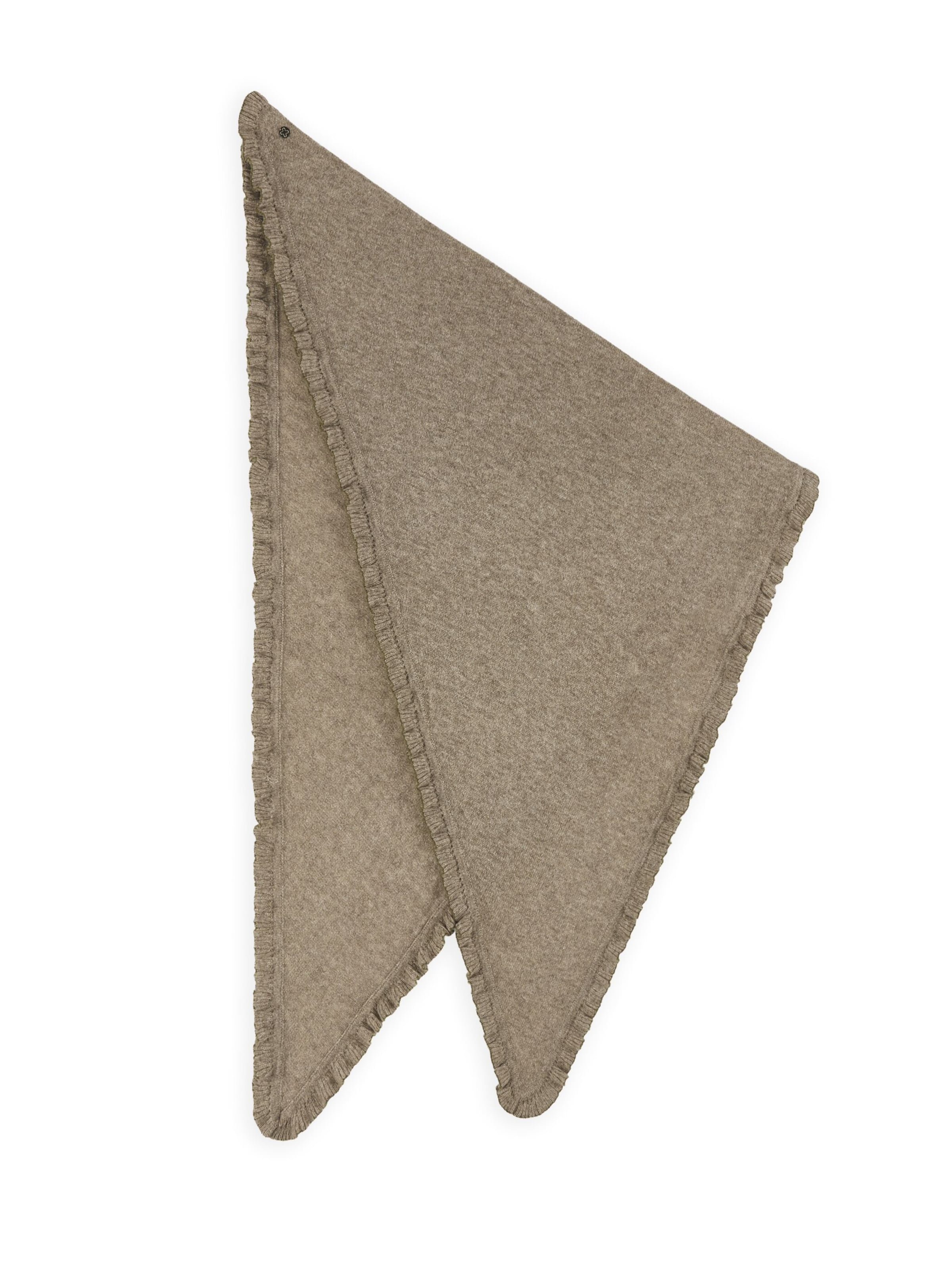 CODELLO Shawl in Beige: front
